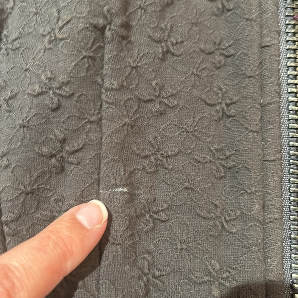 Betsey Johnson Grey Bustle Jacket - Picture 10 of 11